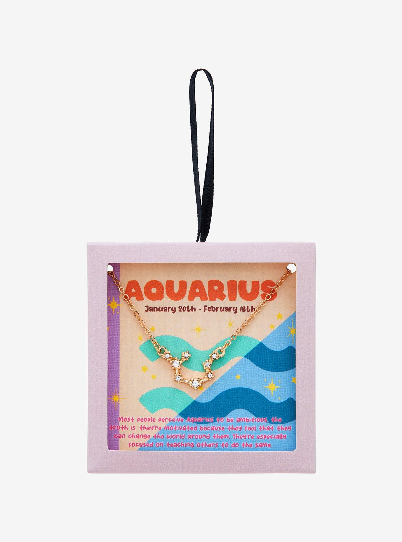 Aquarius Zodiac Constellation Necklace BoxLunch Exclusive BoxLunch