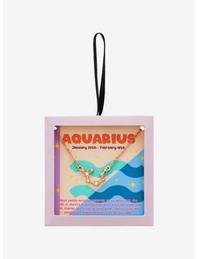 Aquarius Zodiac Constellation Necklace - BoxLunch Exclusive , , hi-res