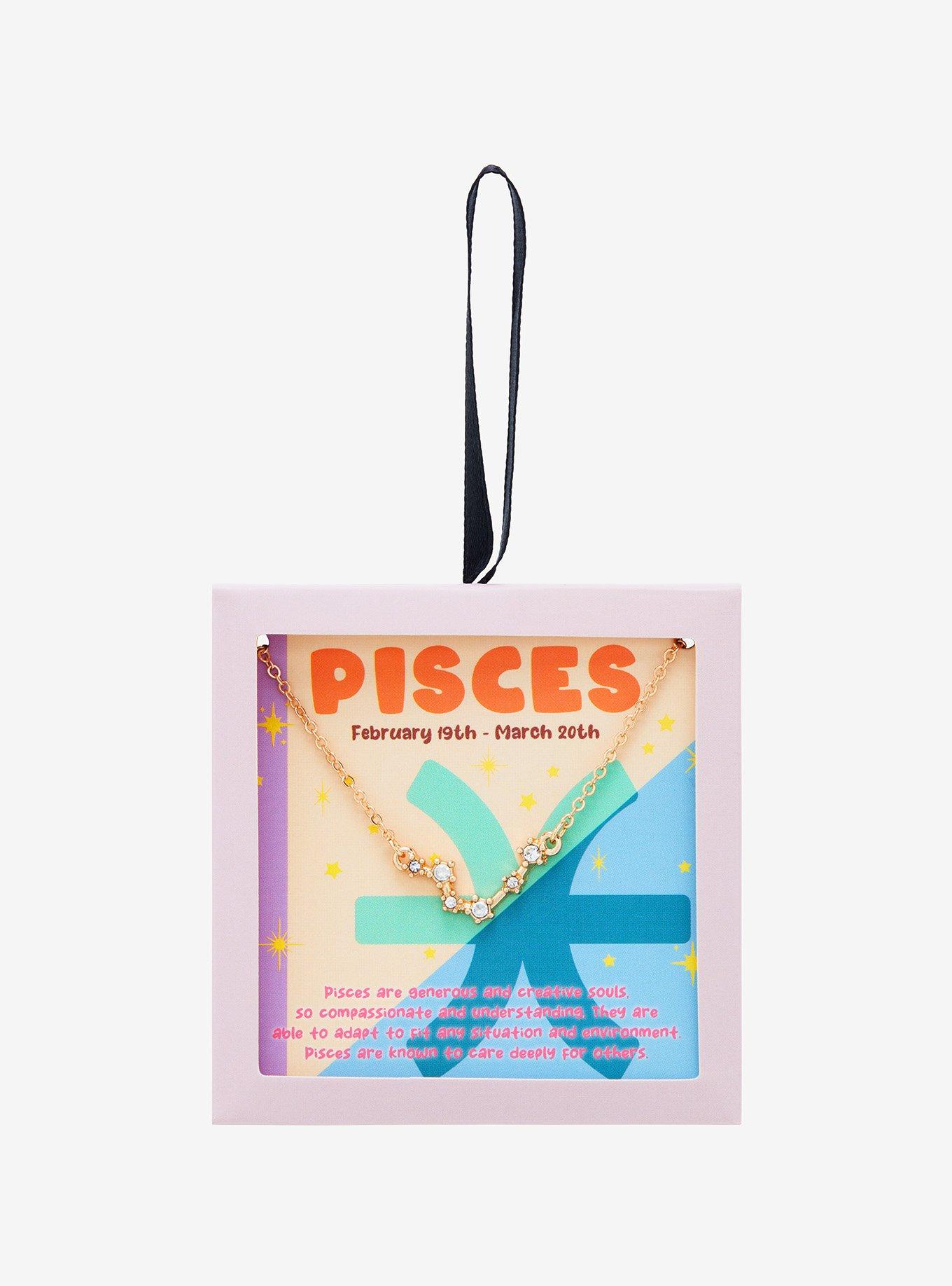 Pisces Zodiac Constellation Necklace BoxLunch Exclusive BoxLunch