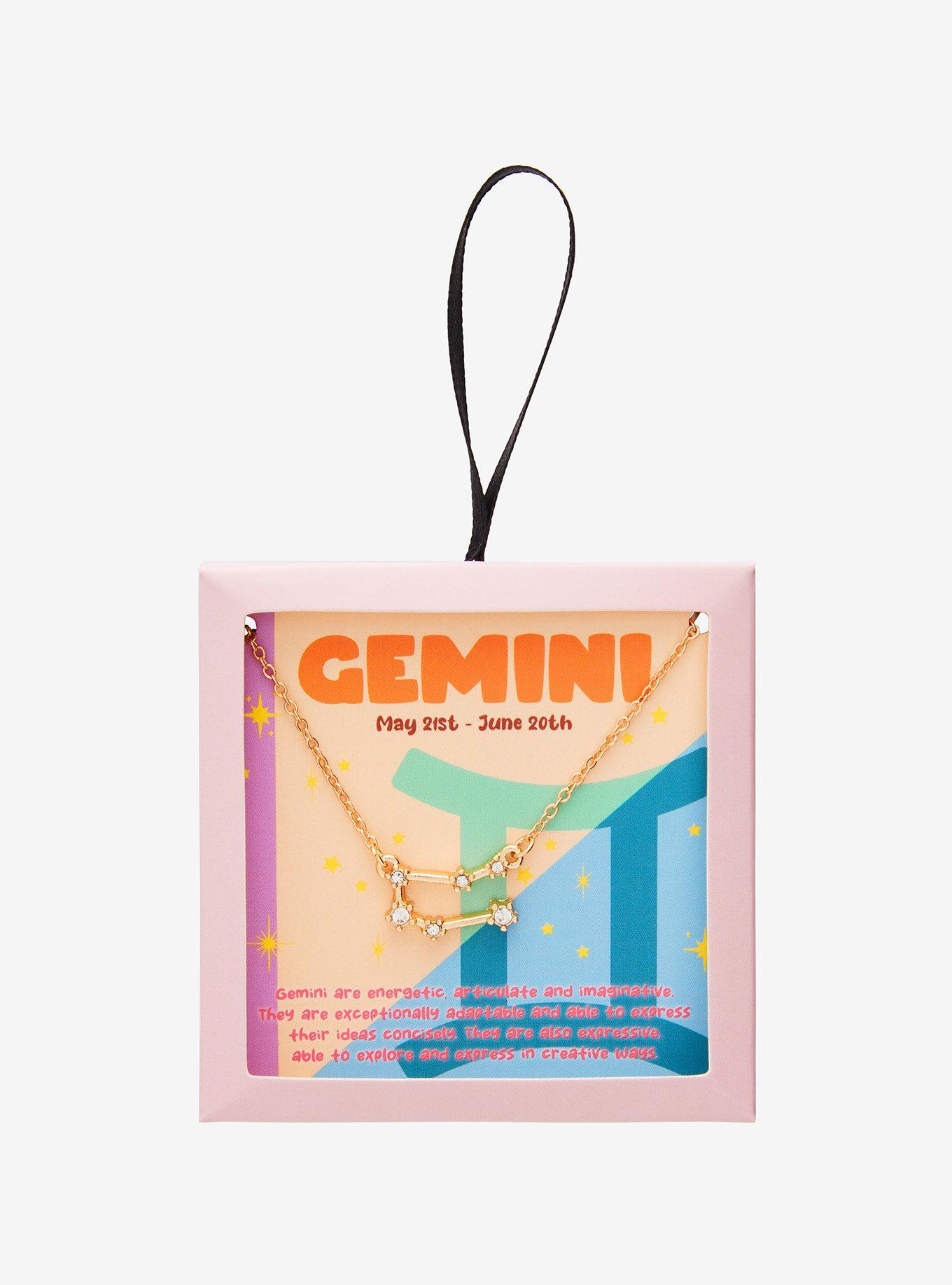 Gemini Zodiac Constellation Necklace BoxLunch Exclusive BoxLunch