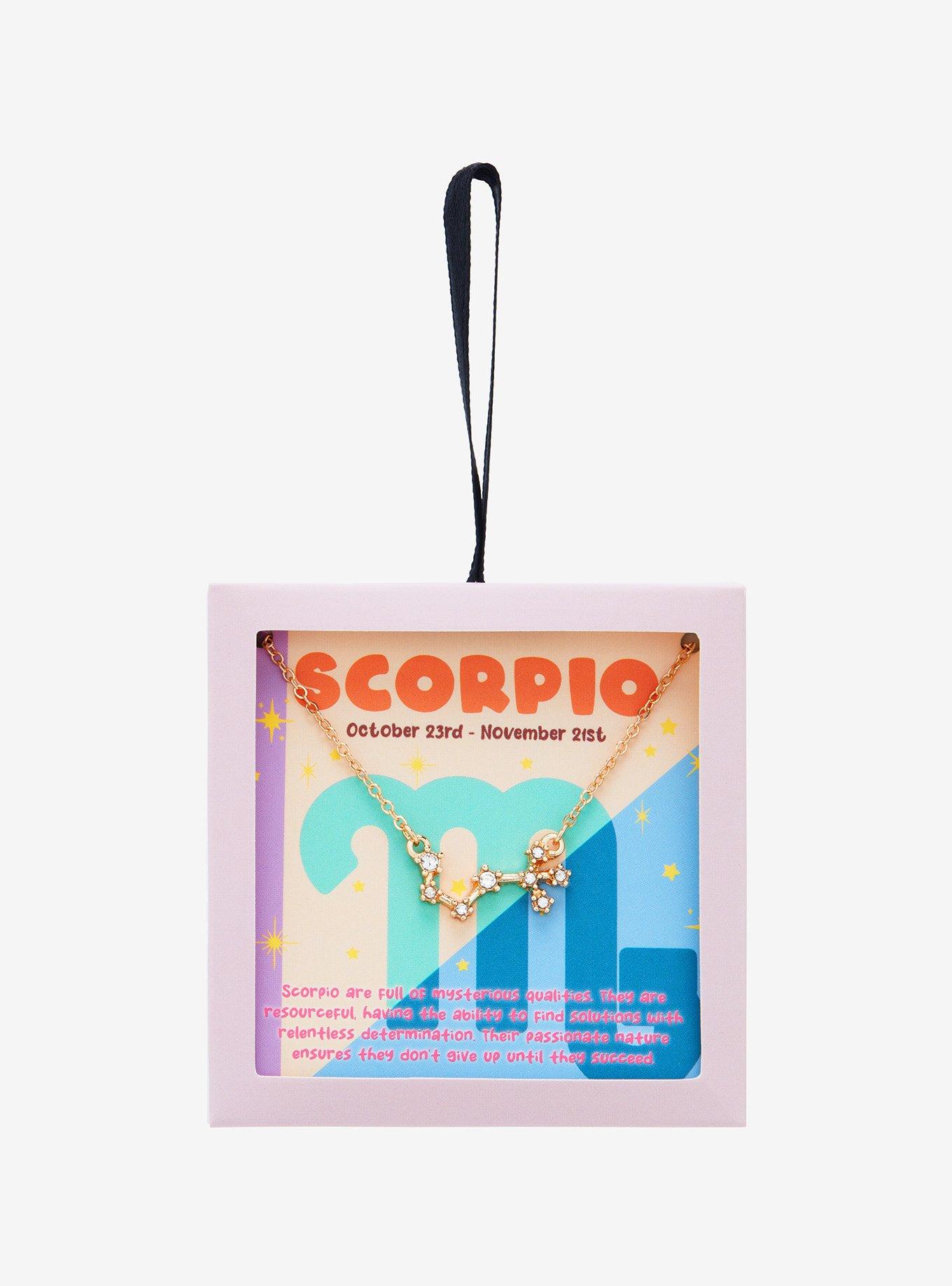 Scorpio Zodiac Constellation Necklace BoxLunch Exclusive BoxLunch