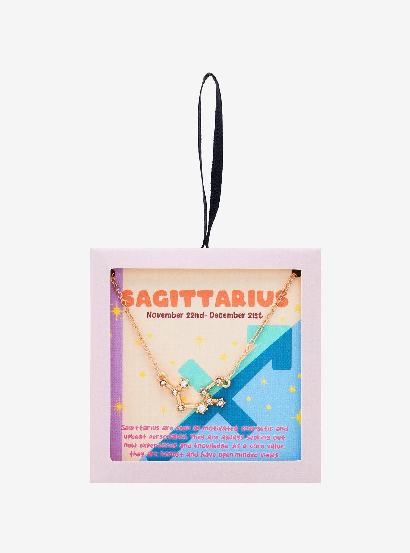 Sagittarius Zodiac Constellation Necklace BoxLunch Exclusive BoxLunch