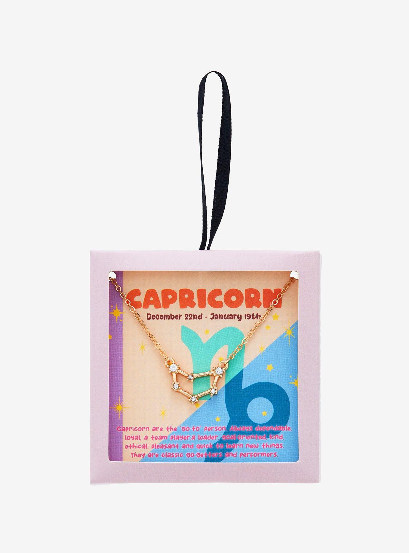 Capricorn Zodiac Constellation Necklace BoxLunch Exclusive BoxLunch