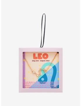 Leo Zodiac Constellation Necklace - BoxLunch Exclusive , , hi-res