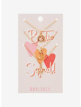 Sun, Moon, and Star Bestie Necklace Set - BoxLunch Exclusive, , hi-res