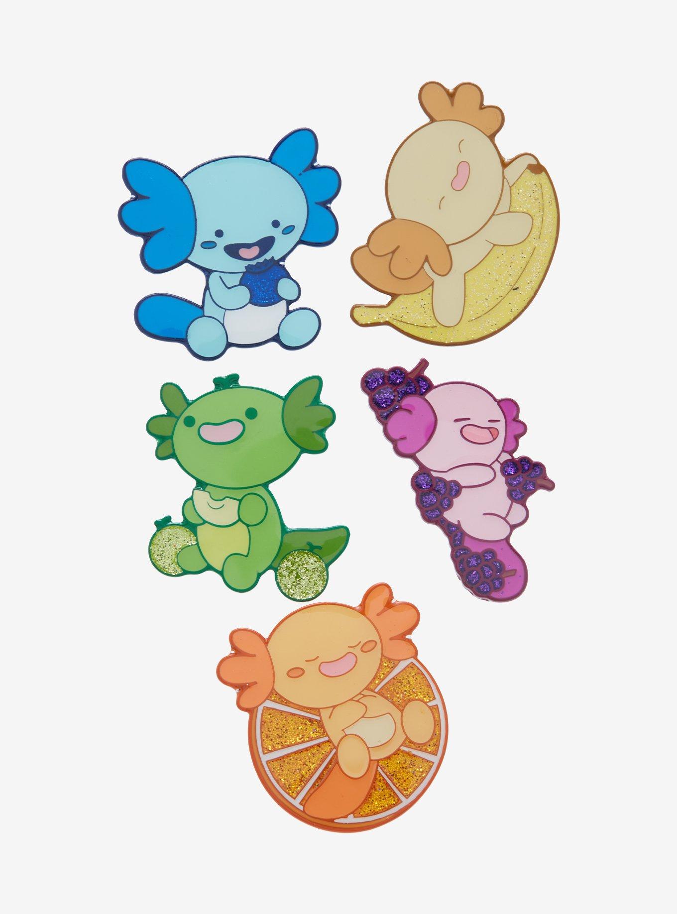Glitter Fruit Axolotl Blind Bag Pin - BoxLunch Exclusive, , hi-res