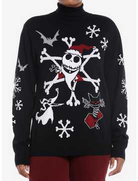 Her Universe The Nightmare Before Christmas Jack Snowflake Knit Turtleneck Sweater Her Universe Exclusive, , hi-res