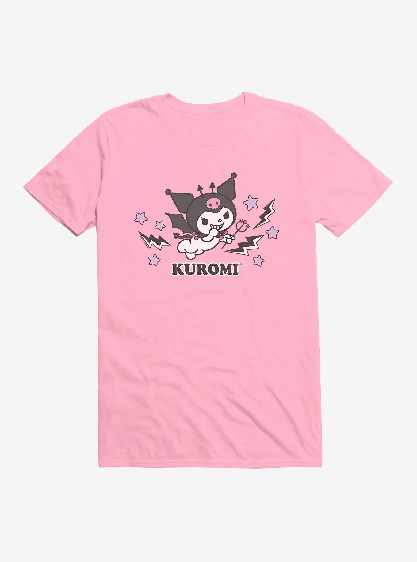 Kuromi Halloween Flying T-Shirt, CHARITY PINK, hi-res