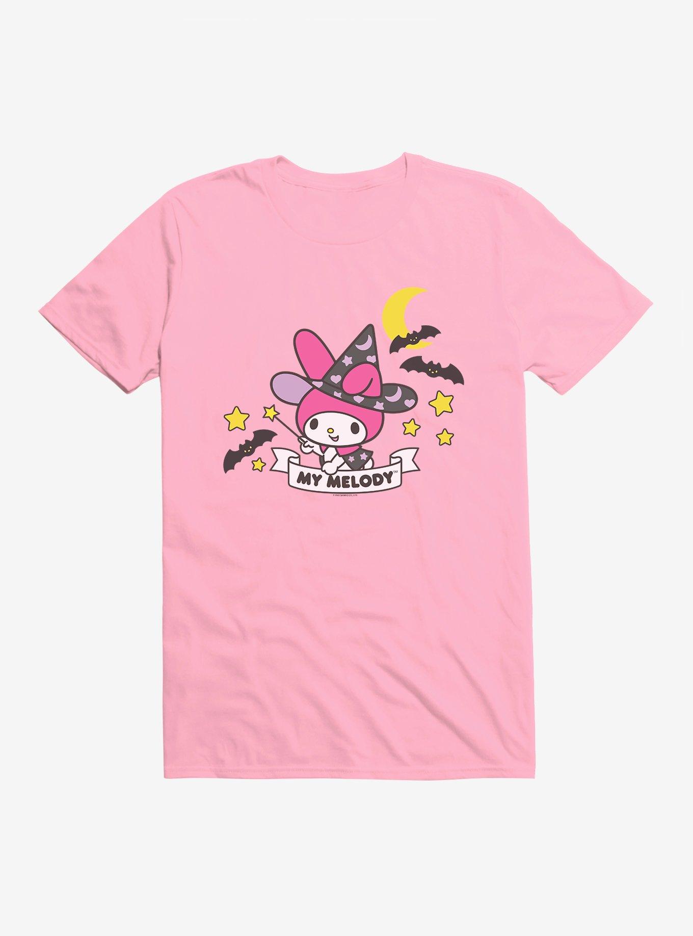 My Melody Halloween Logo T-Shirt, CHARITY PINK, hi-res