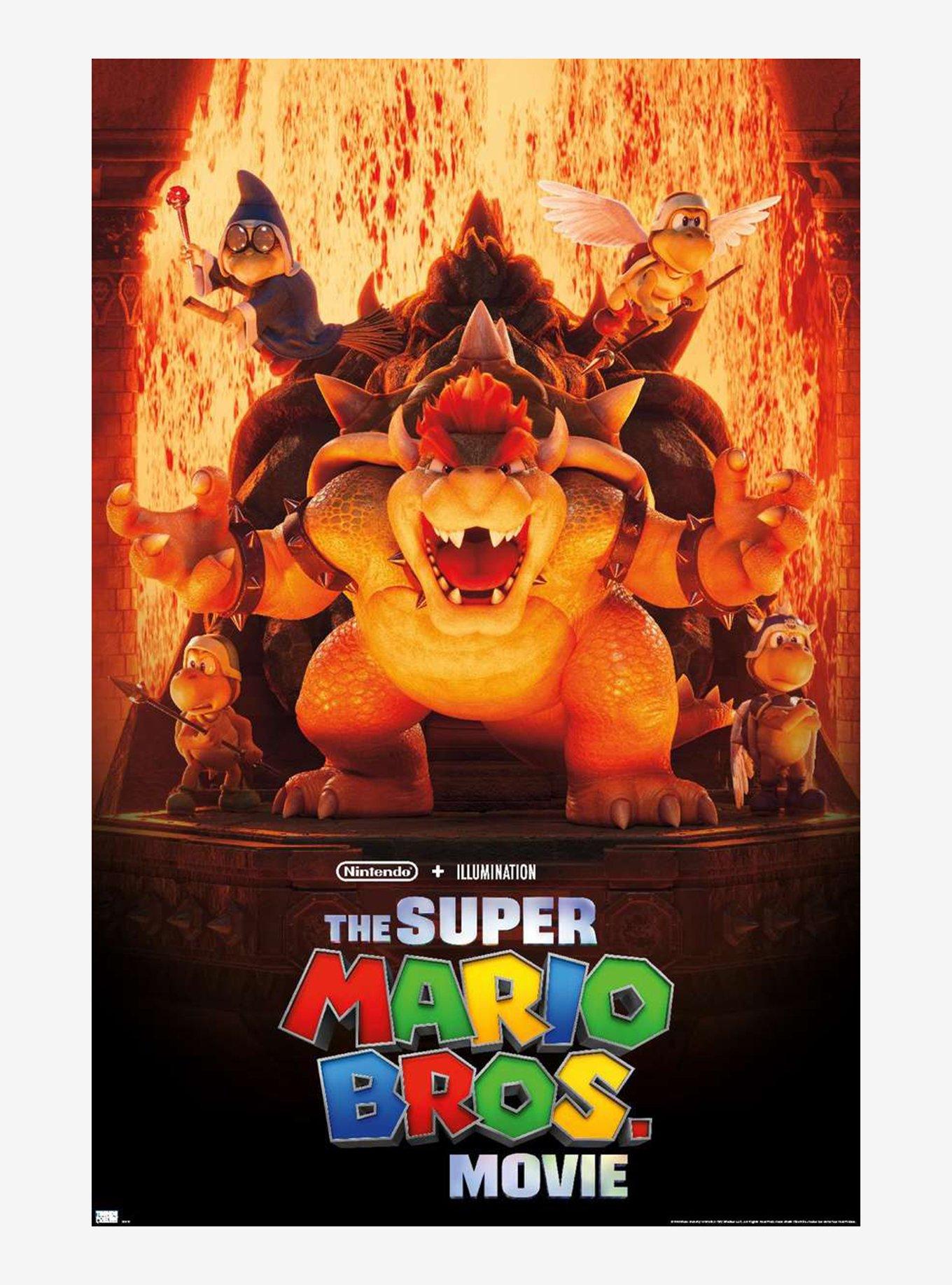 Bowser attacks in The Super Mario Bros. Movie's first trailer