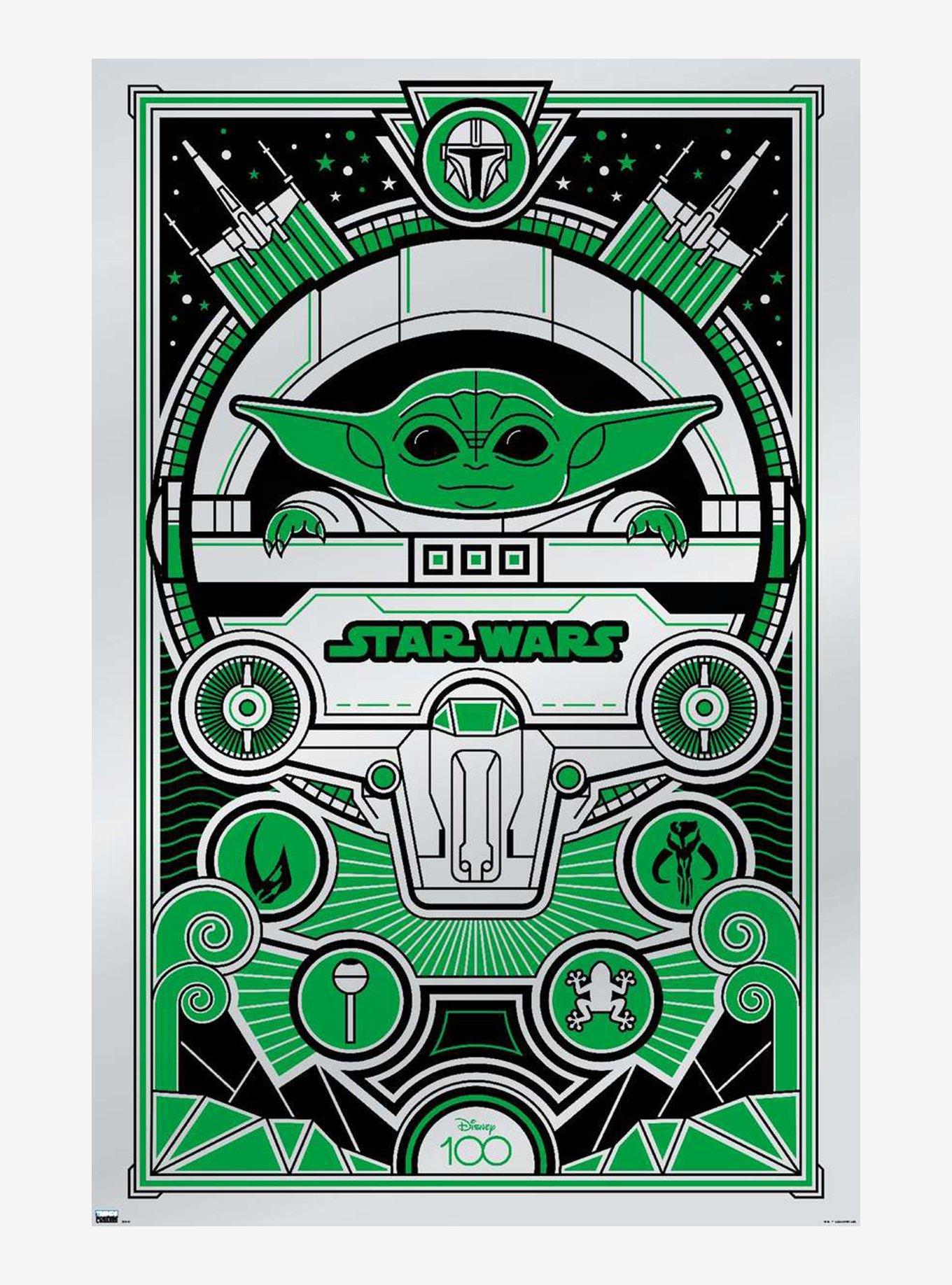 Disney100 Star Wars The Mandalorian Poster, , hi-res