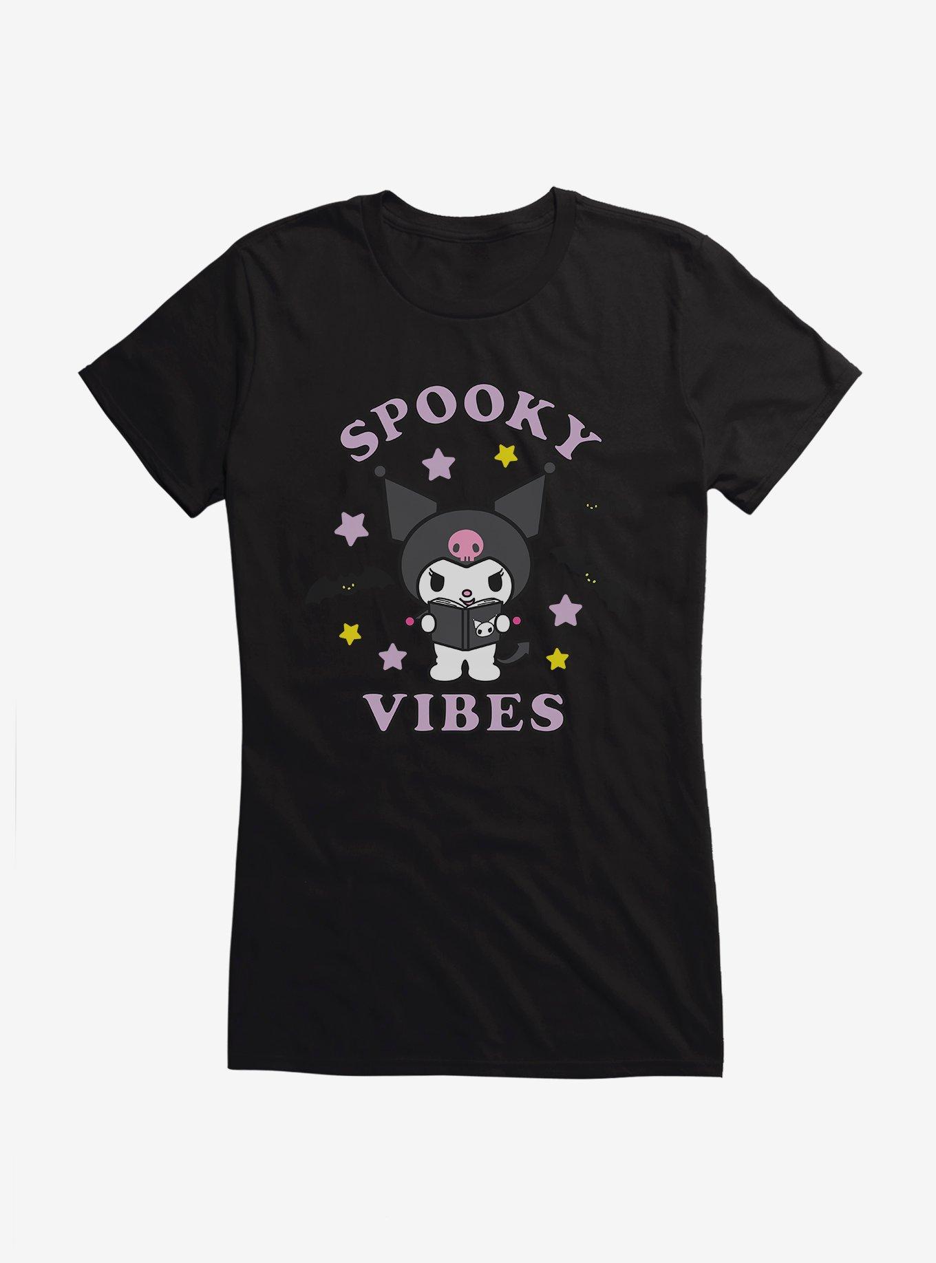 Kuromi Halloween Spooky Vibes Girls T-Shirt, , hi-res