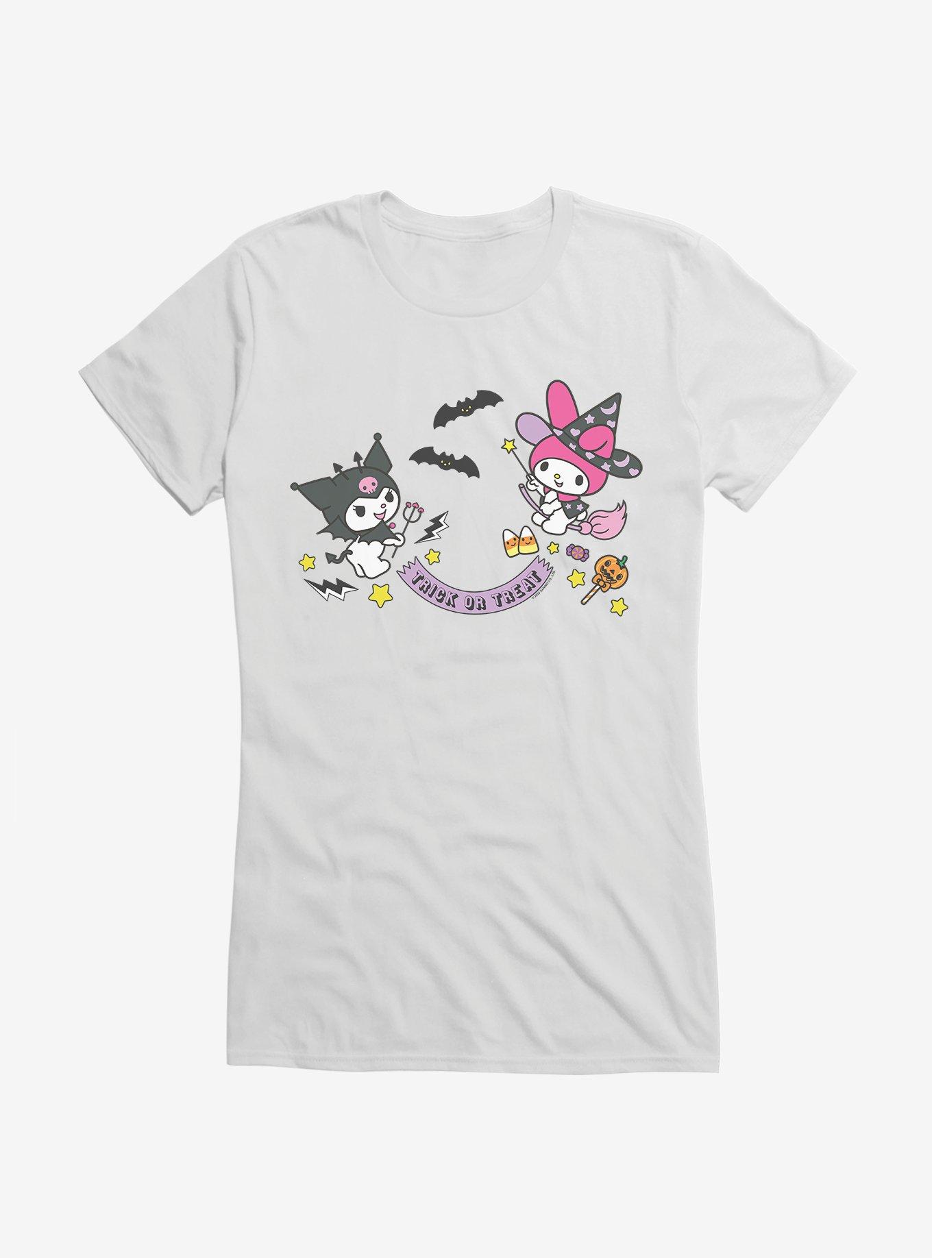My Melody And Kuromi Halloween All Together Girls T-Shirt, , hi-res
