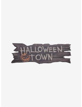 The Nightmare Before Christmas Halloween Town Sign Wooden Wall Art, , hi-res