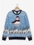 Disney Big Hero 6 Baymax Holiday Sweater - BoxLunch Exclusive, LIGHT BLUE, hi-res