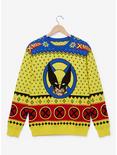 X-Men Wolverine Holiday Sweater - BoxLunch Exclusive, YELLOW, hi-res