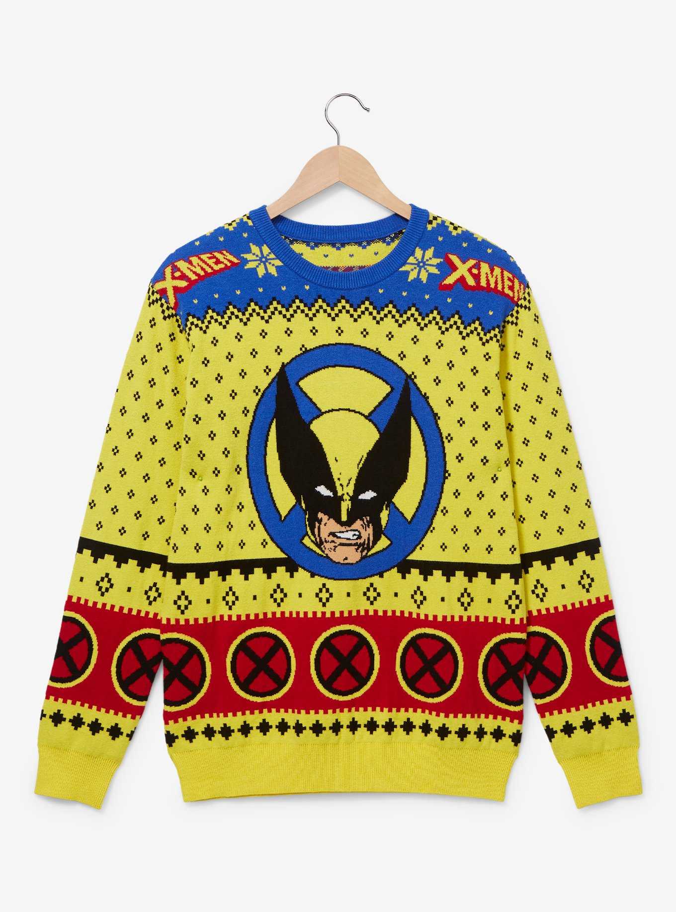 X-Men Wolverine Holiday Sweater - BoxLunch Exclusive, , hi-res