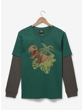Jurassic Park T-Rex Layered Long Sleeve T-Shirt - BoxLunch Exclusive, , hi-res