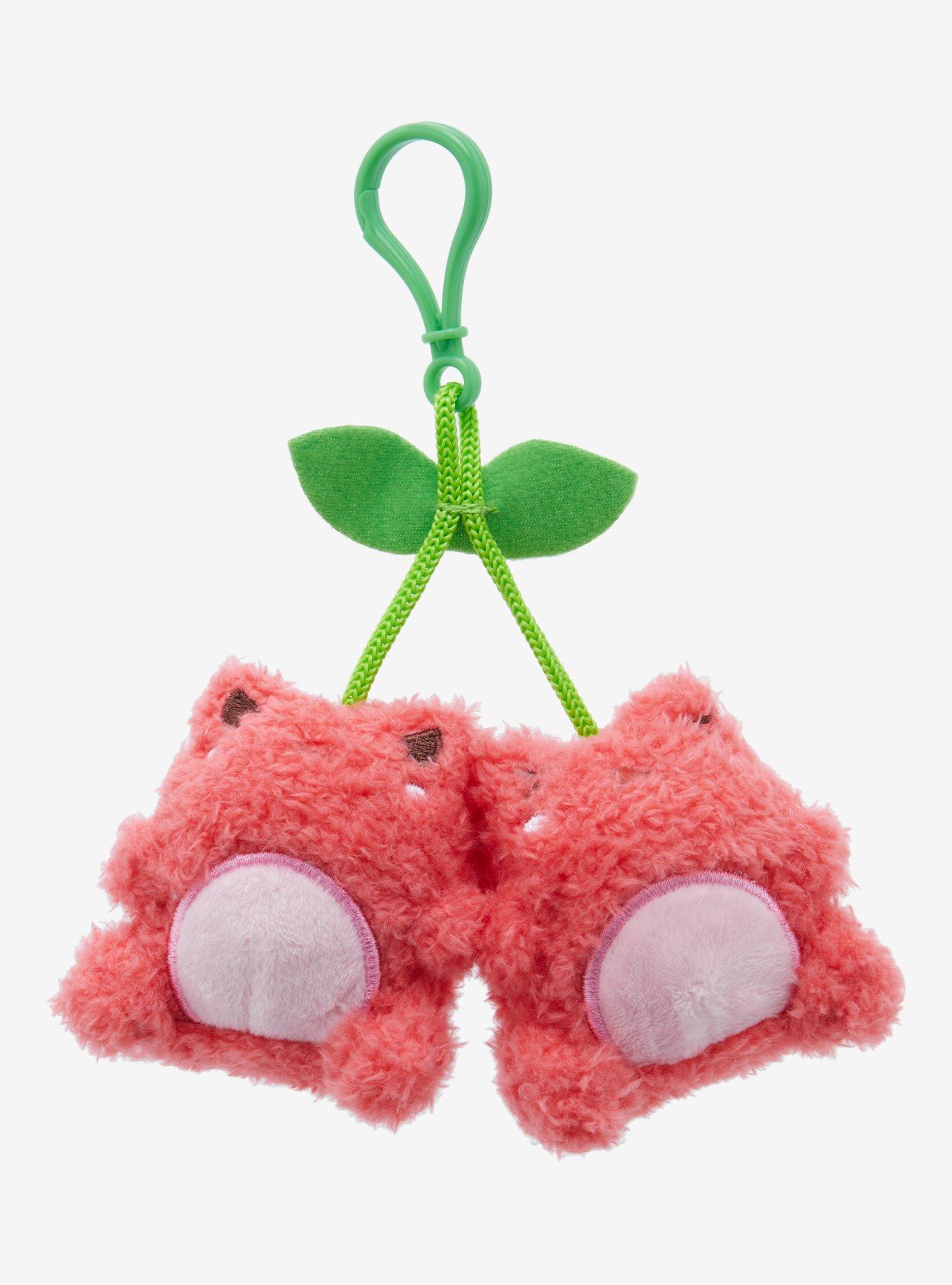 Cuddle Barn Mini Cherry Wawa Frog Plush Key Chain, , hi-res