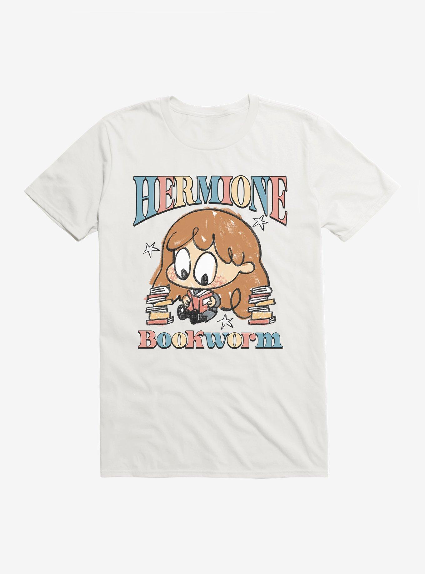 Harry Potter Hermione Bookworm T-Shirt, WHITE, hi-res