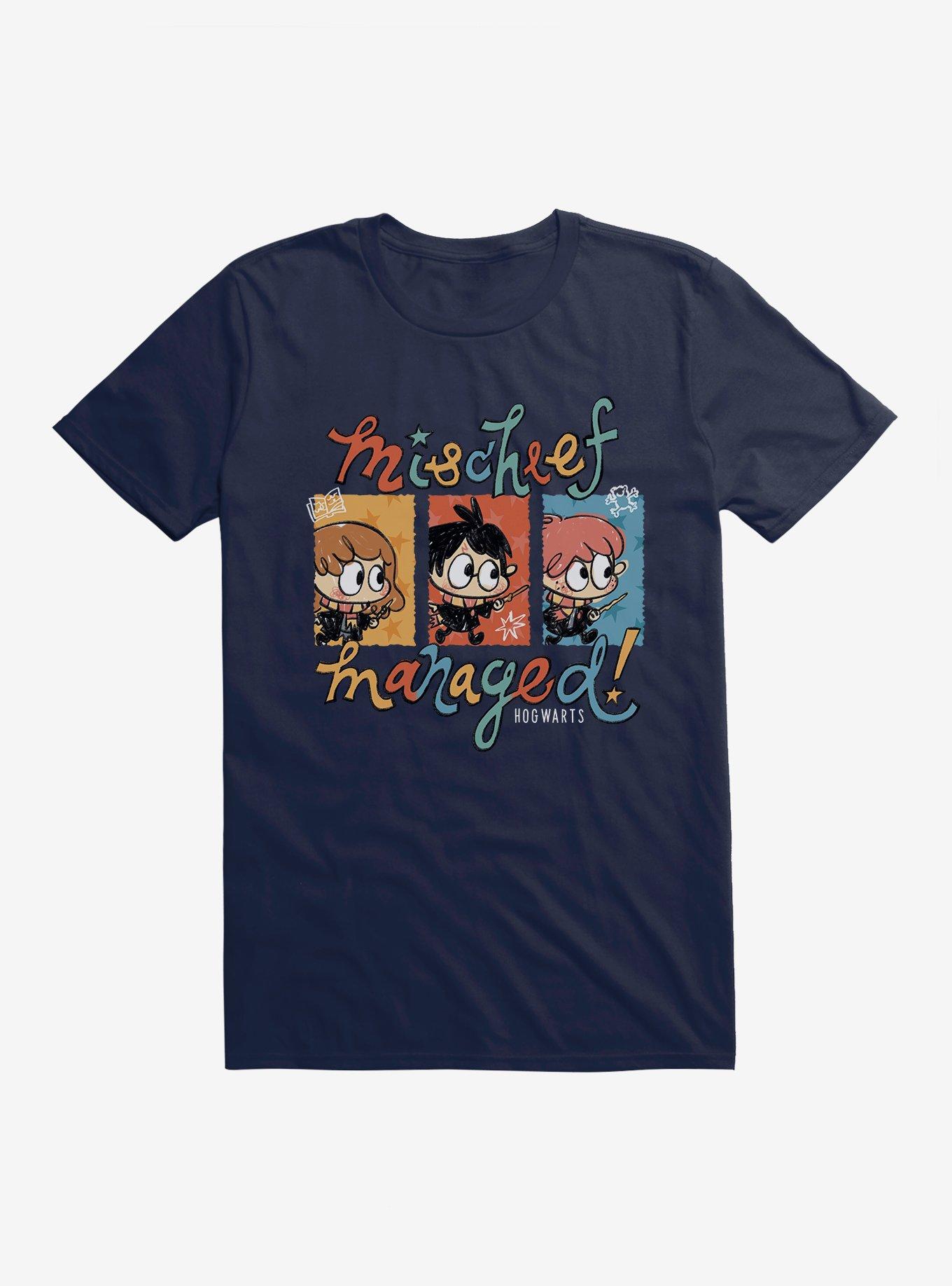 Harry Potter Mischief Managed T-Shirt, MIDNIGHT NAVY, hi-res