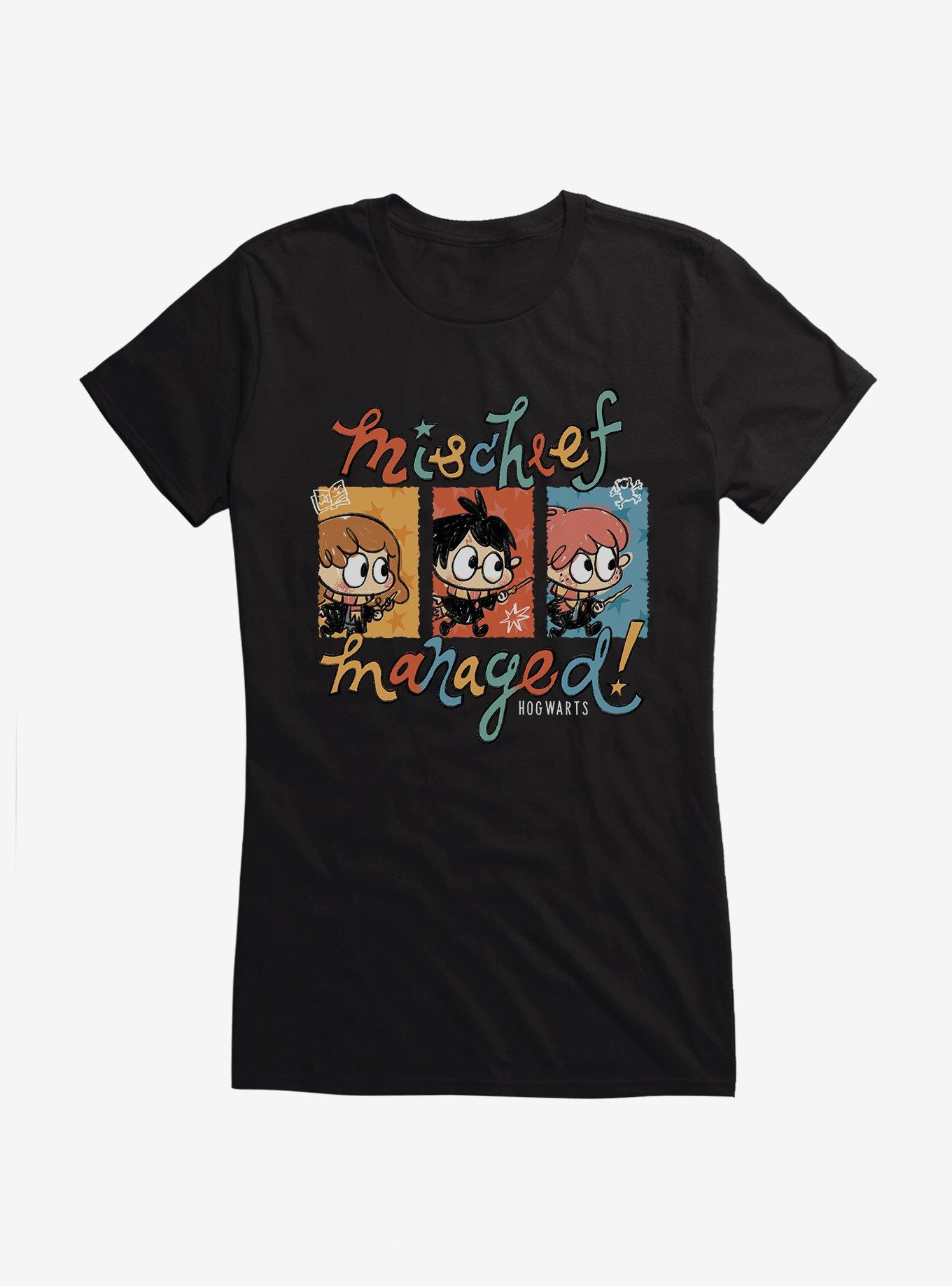 Harry Potter Mischief Managed Girls T-Shirt, BLACK, hi-res