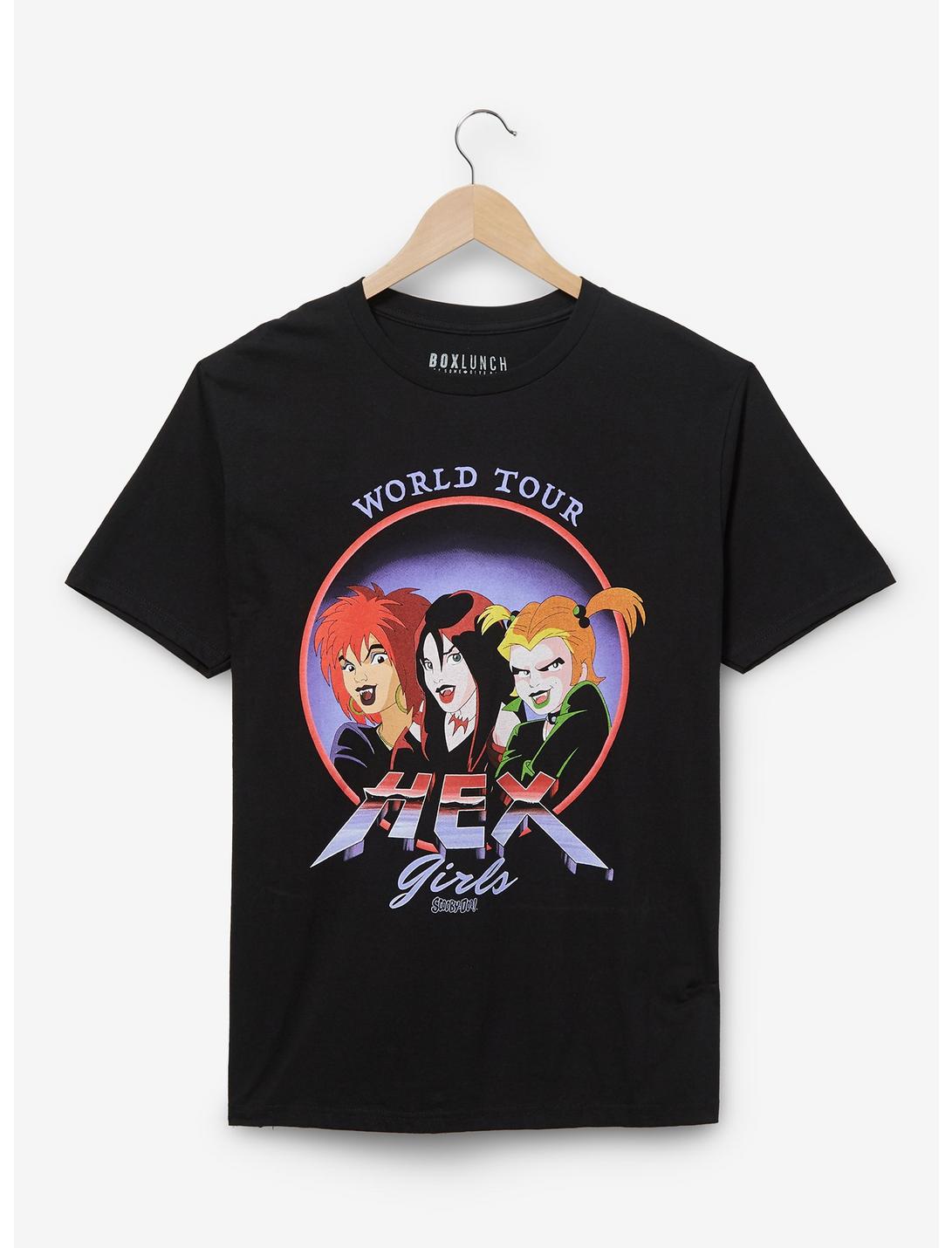 Scooby-Doo Hex Girls World Tour T-Shirt - BoxLunch Exclusive, BLACK, hi-res