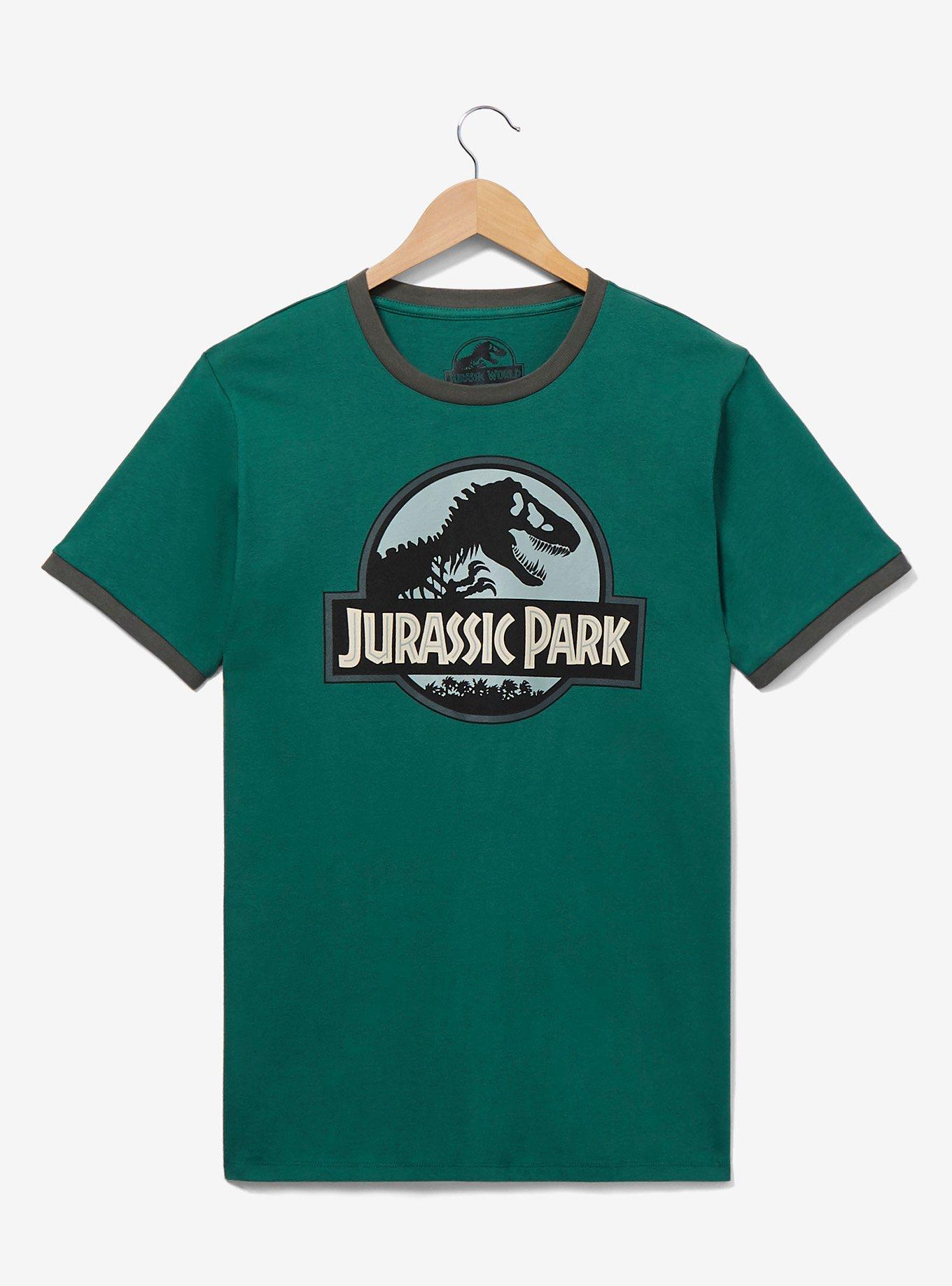 Jurassic Park Logo Ringer T-Shirt - BoxLunch Exclusive , , hi-res