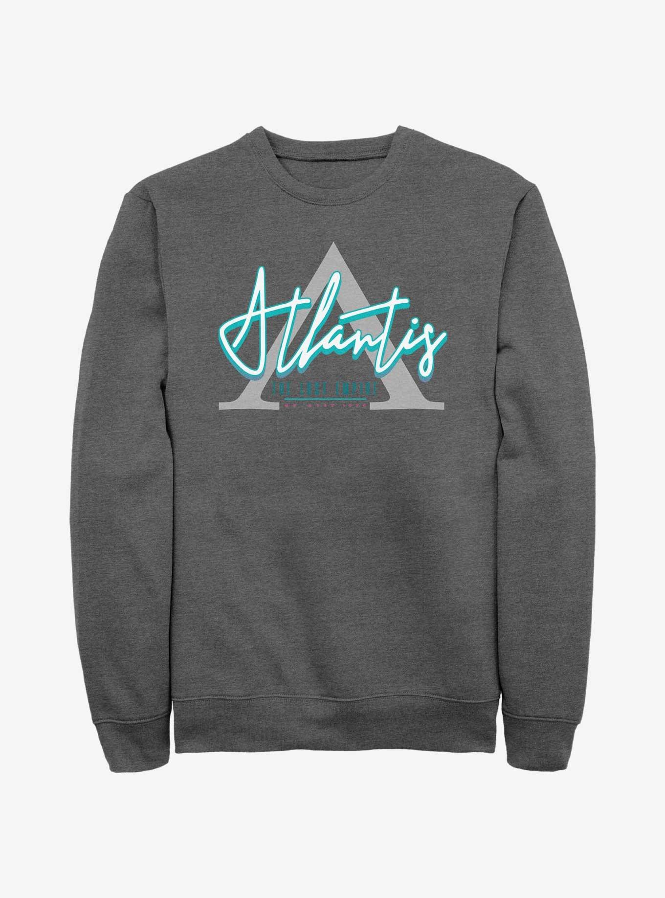 Disney Atlantis: The Lost Empire Symbol Logo Sweatshirt, CHAR HTR, hi-res