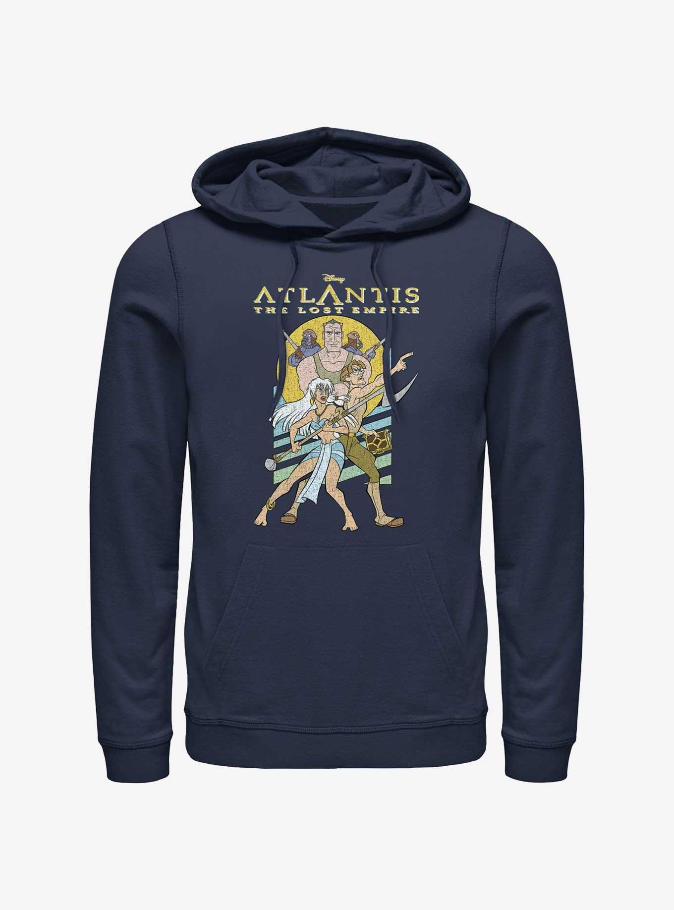 Disney Atlantis: The Lost Empire Protectors Kida and Milo Hoodie, NAVY, hi-res