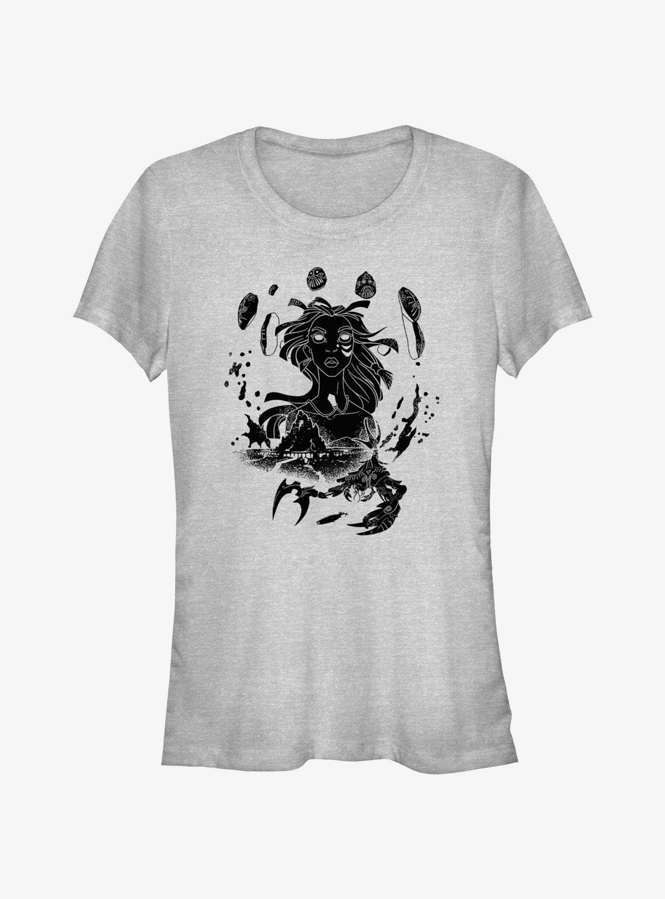 Disney Atlantis: The Lost Empire Kida Heart of Atlantis Girls T-Shirt, ATH HTR, hi-res