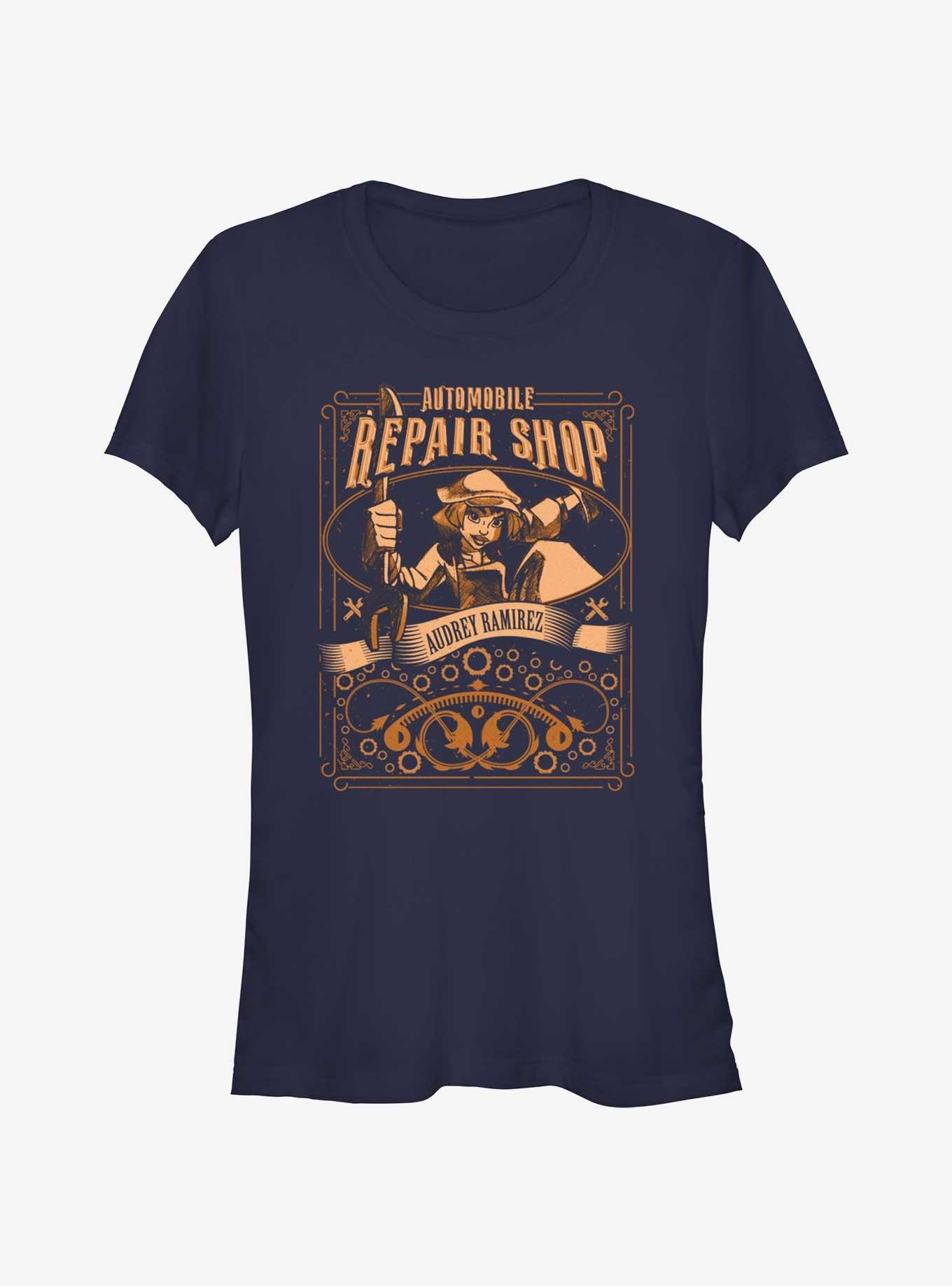 Disney Atlantis: The Lost Empire Ramirez Repair Shop Poster Girls T-Shirt, , hi-res