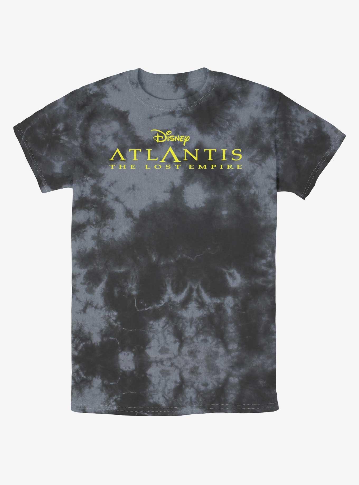 Disney Atlantis: The Lost Empire Logo Tie-Dye T-Shirt, BLKCHAR, hi-res