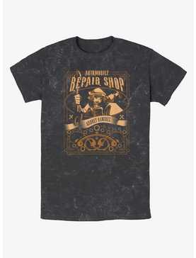 Disney Atlantis: The Lost Empire Ramirez Repair Shop Poster Mineral Wash T-Shirt, , hi-res