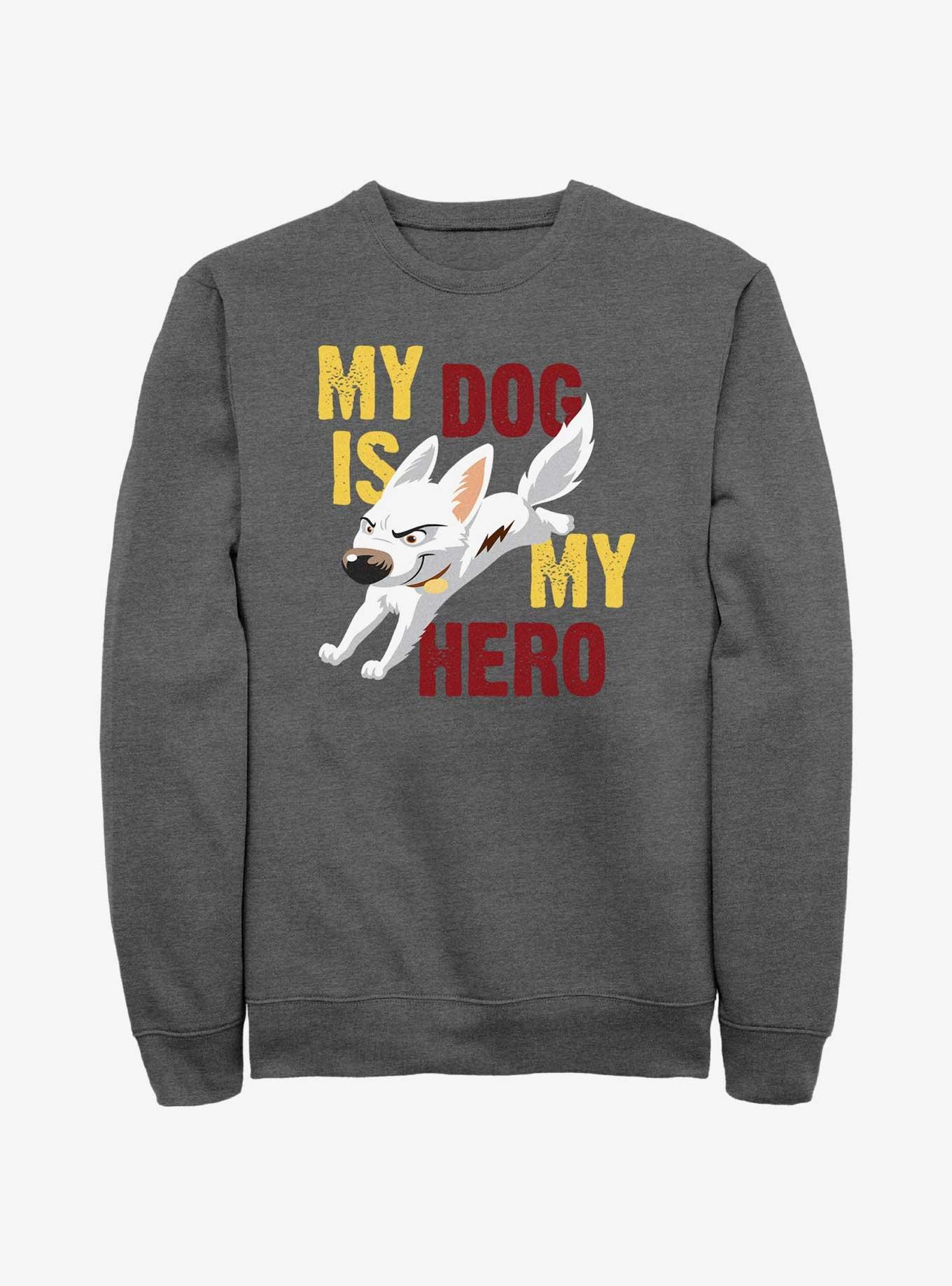 Disney Bolt My Dog Is My Hero Sweatshirt, CHAR HTR, hi-res