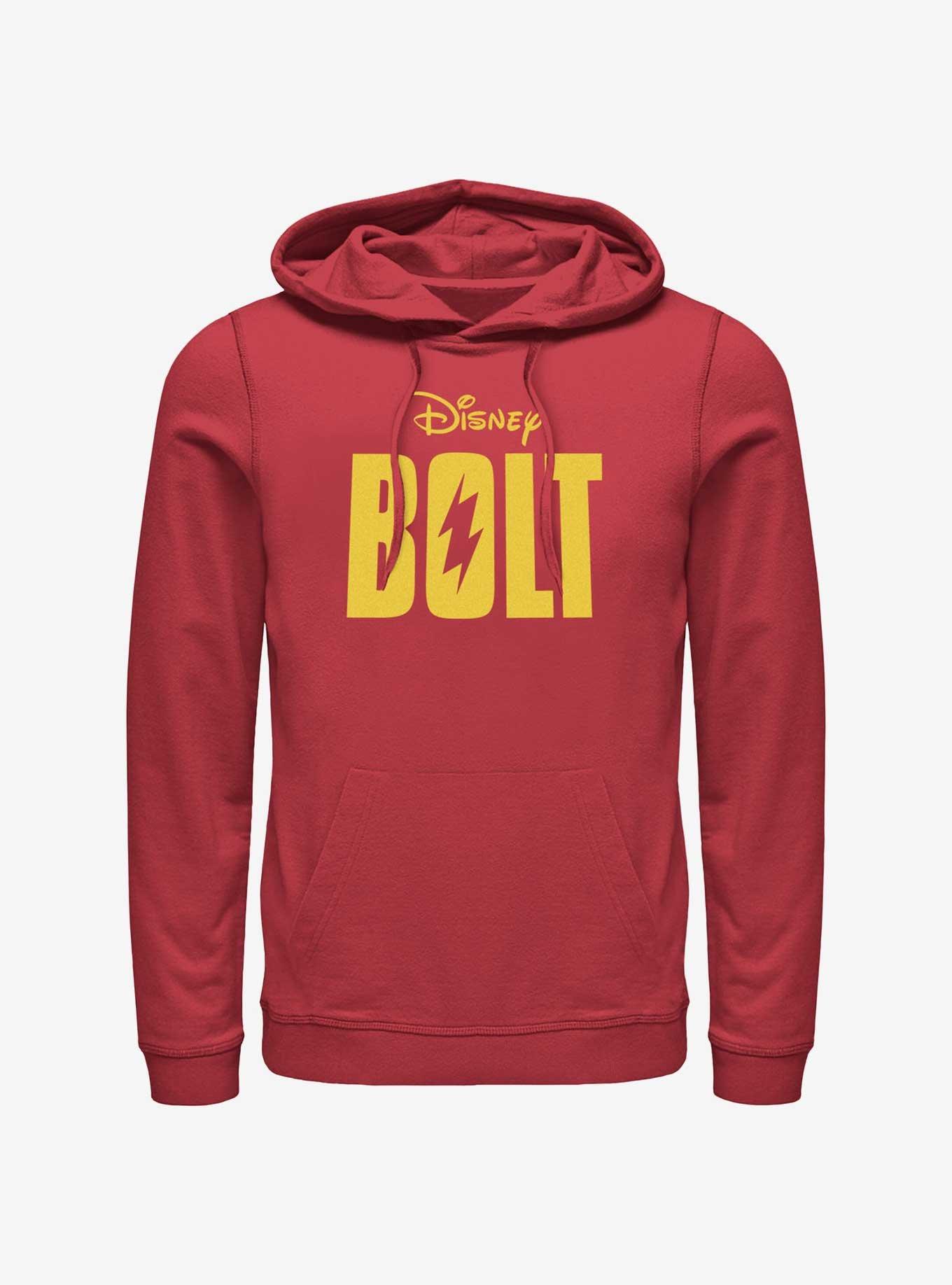 Disney Bolt Logo Hoodie, RED, hi-res