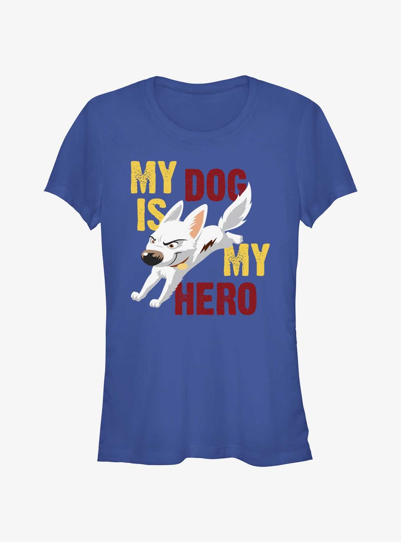 Disney Bolt My Dog Is My Hero Girls T-Shirt, ROYAL, hi-res