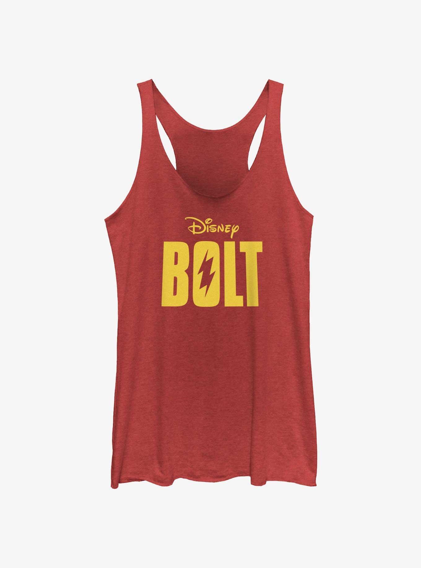 Disney Bolt Logo Girls Tank, RED HTR, hi-res