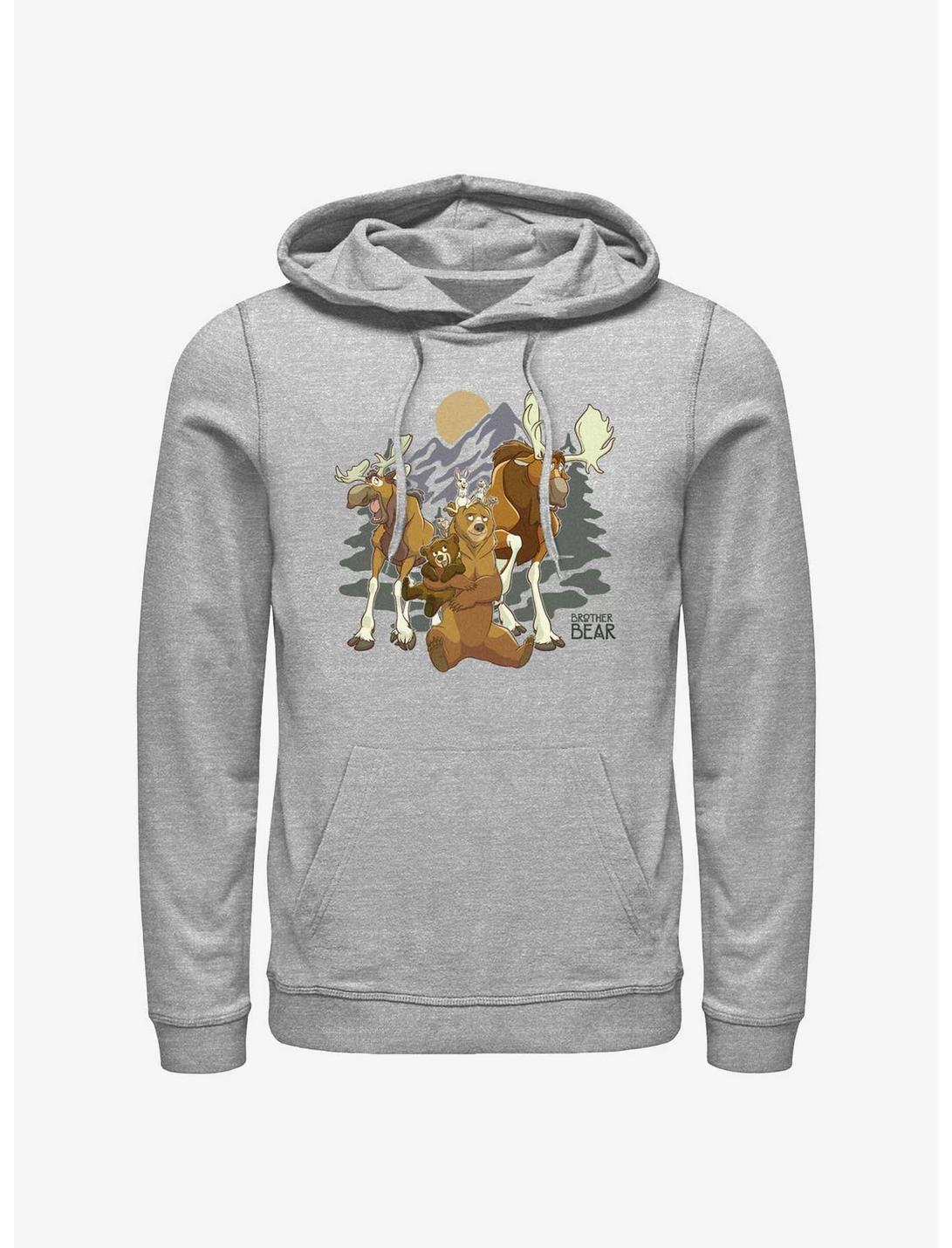 Disney Brother Bear Rutt and Tuke Moose Brothers Hoodie, ATH HTR, hi-res
