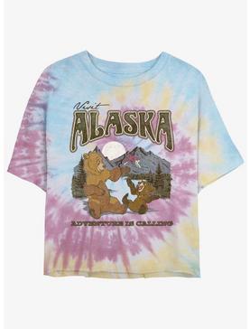 Disney Brother Bear Visit Alaska Adventure Is Calling Tie-Dye Girls Crop T-Shirt, , hi-res