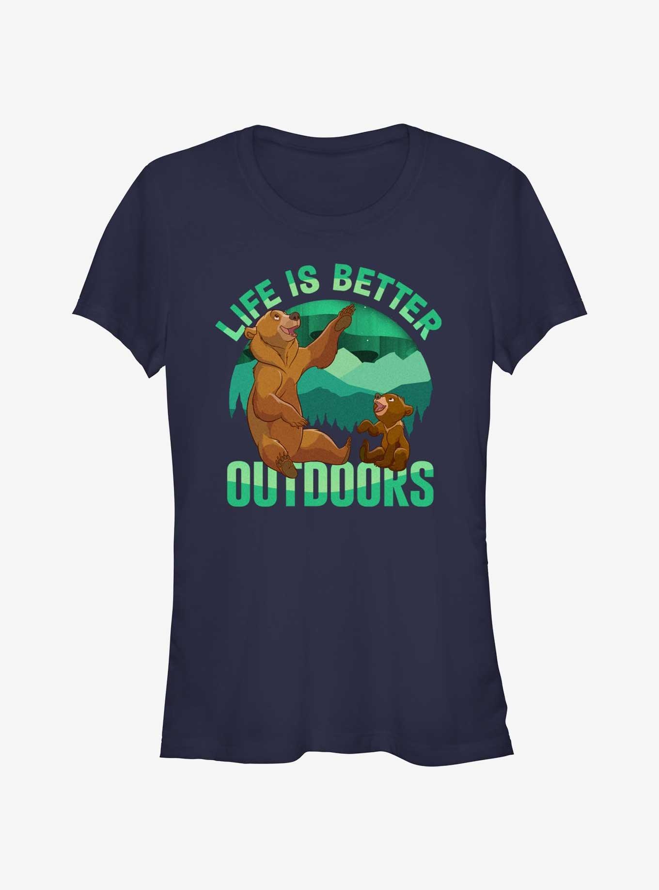 Disney Brother Bear Life Is Better Outdoors Girls T-Shirt, , hi-res