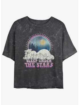 Disney Brother Bear Sleep Under The Stars Mineral Wash Girls Crop T-Shirt, , hi-res