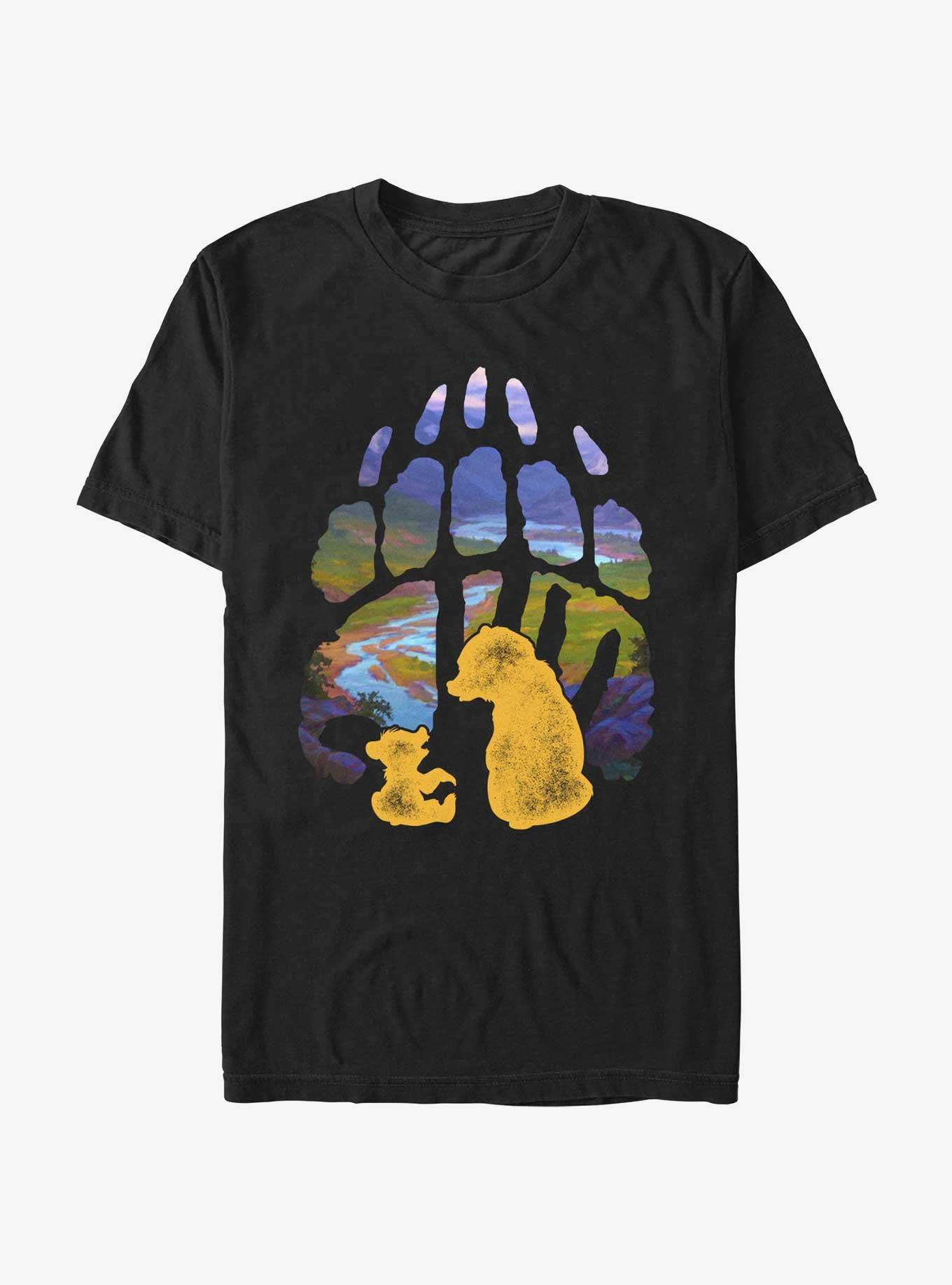 Disney Brother Bear Pawprint T-Shirt, BLACK, hi-res