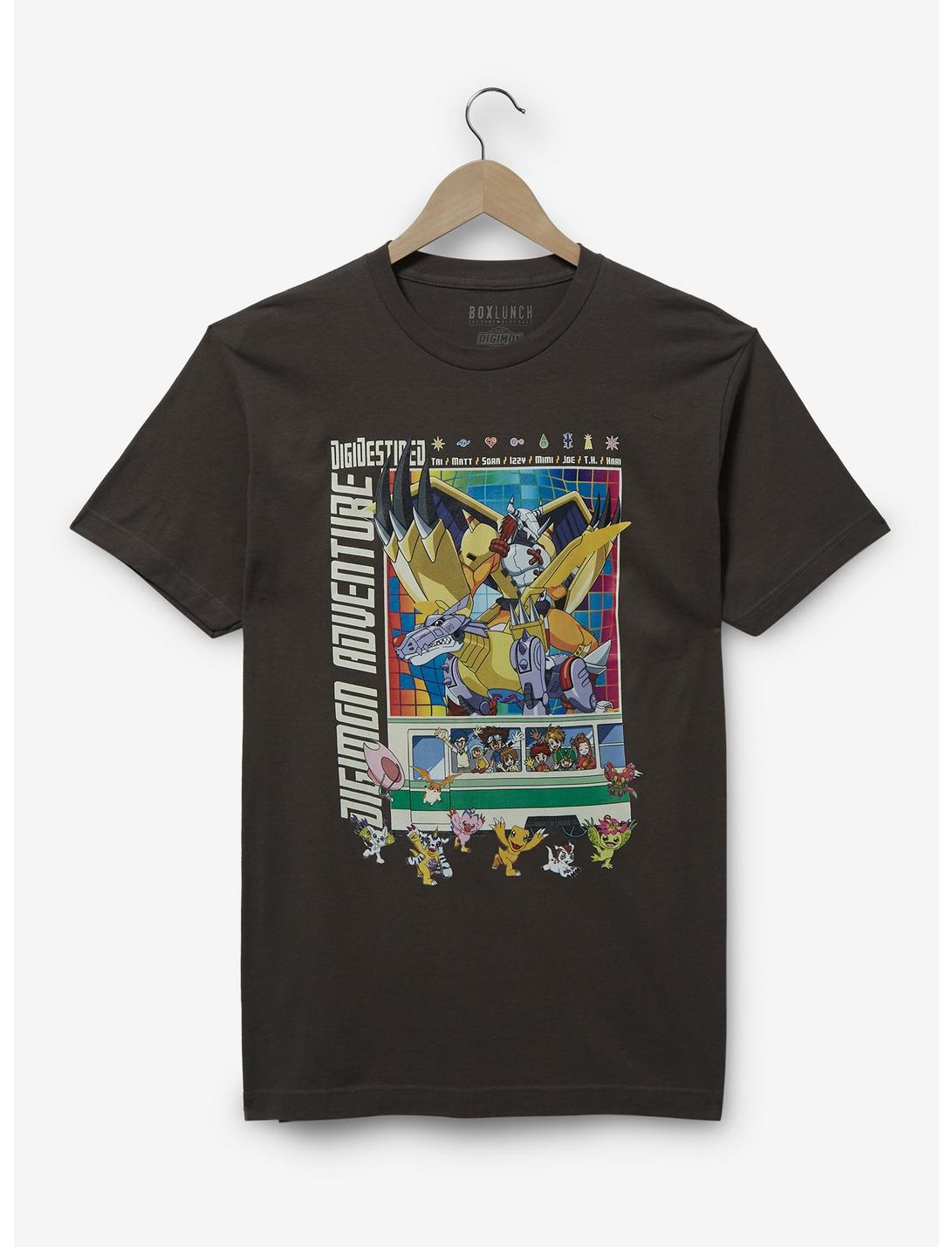 Digimon: Digital Monsters Group Portrait T-Shirt - BoxLunch Exclusive, BLACK, hi-res