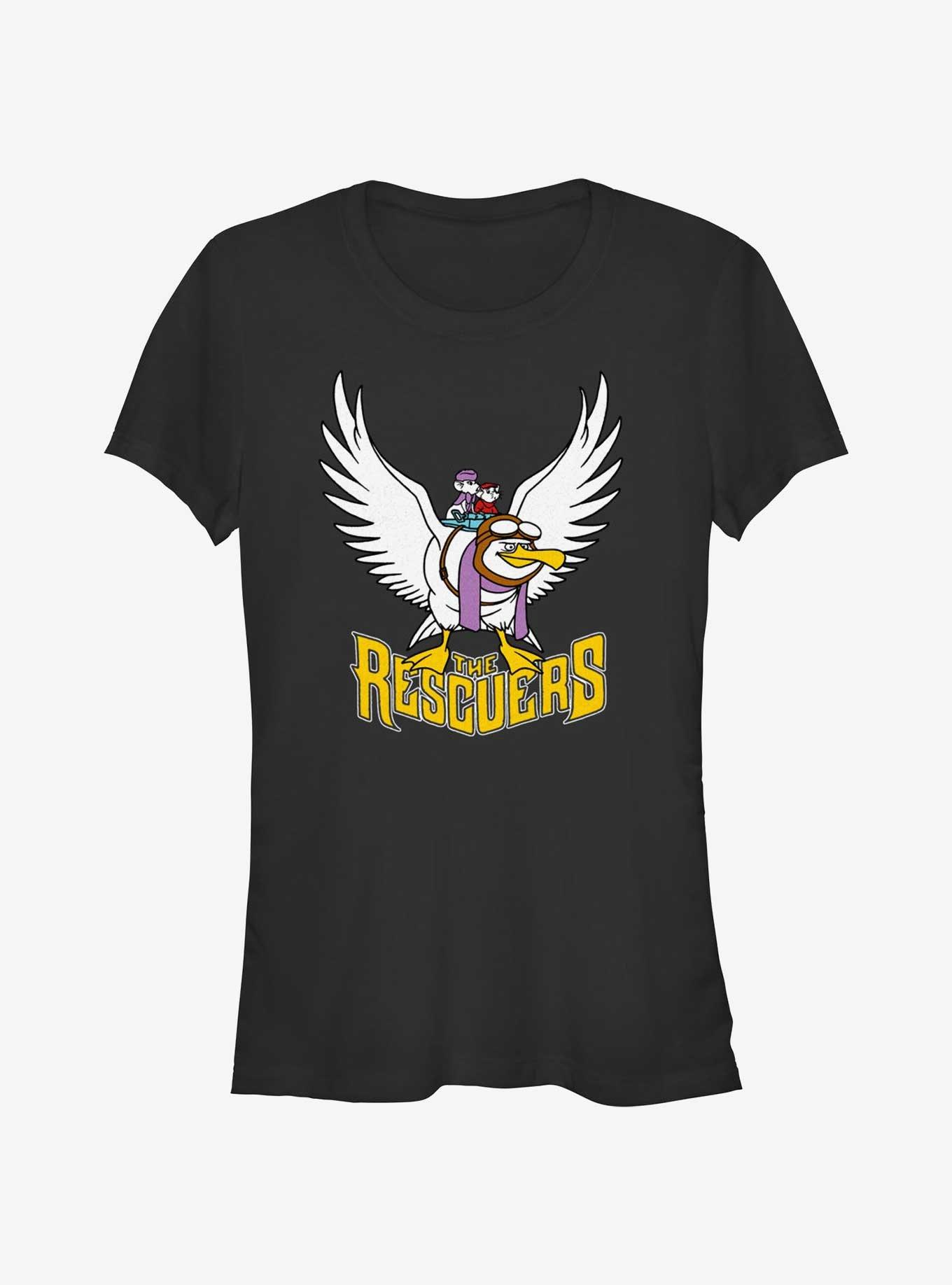 Disney The Rescuers Down Under Flight of the Orville Girls T-Shirt, BLACK, hi-res