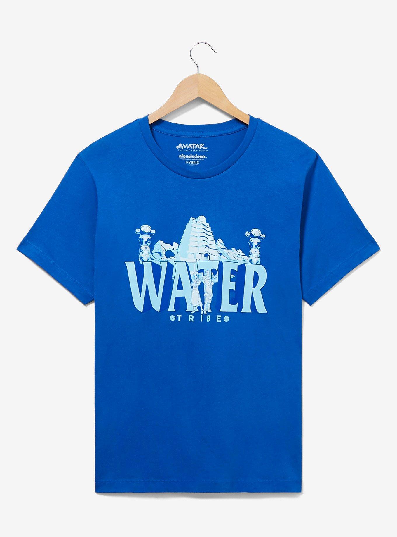 Avatar: The Last Airbender Tonal Water Tribe T-Shirt - BoxLunch Exclusive, LIGHT BLUE, hi-res