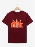 Avatar: The Last Airbender Tonal Fire Nation Portrait T-Shirt - BoxLunch Exclusive, DARK RED, hi-res