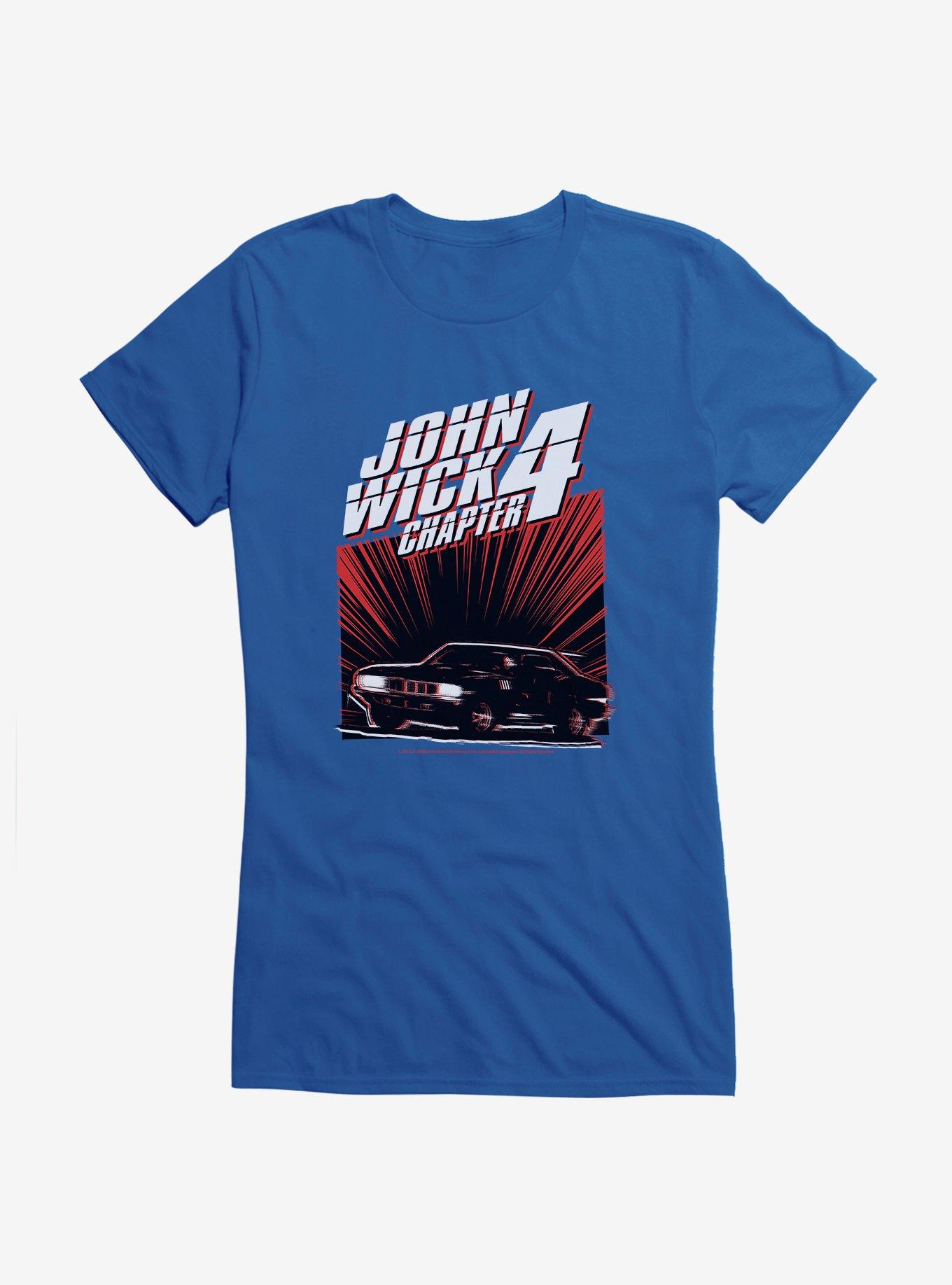 John Wick: Chapter 4 Car Chase Girls T-Shirt, ROYAL, hi-res