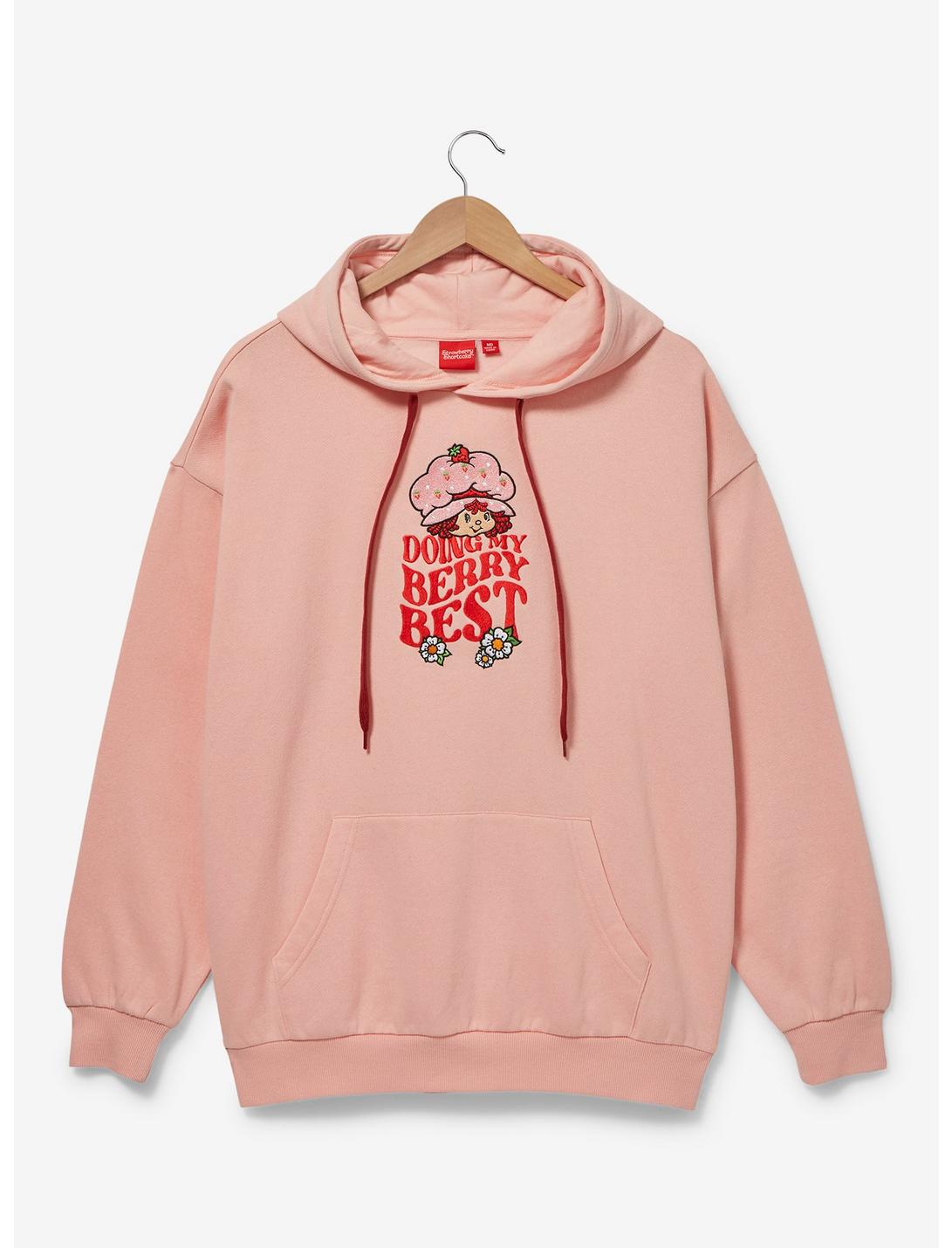 Strawberry Shortcake Doing My Berry Best Hoodie - BoxLunch Exclusive, LIGHT PINK, hi-res