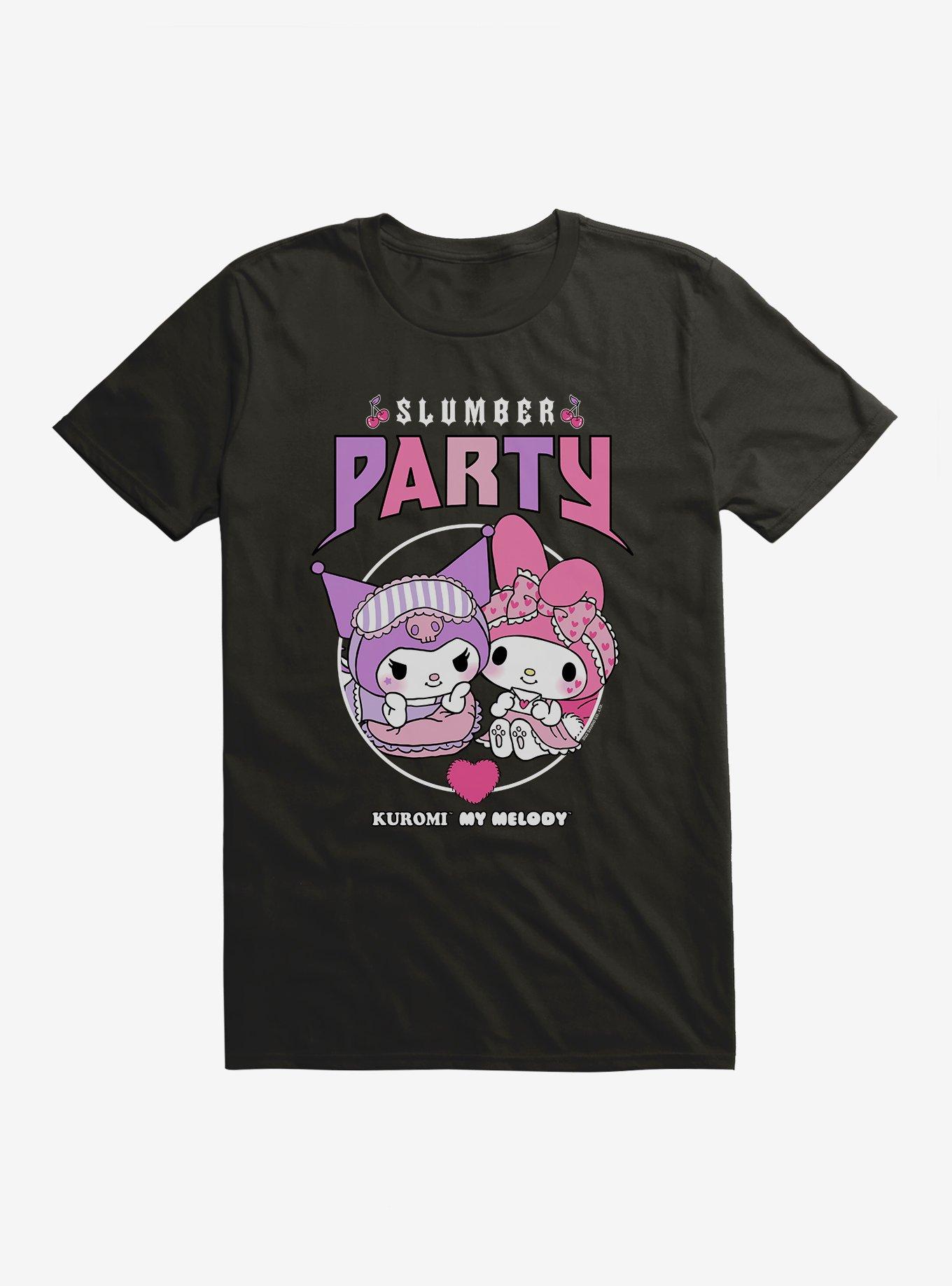 My Melody & Kuromi Metal Slumber Party T-Shirt, , hi-res